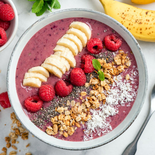 Enoki Mushroom Coffee Mix Smoothie Bowl