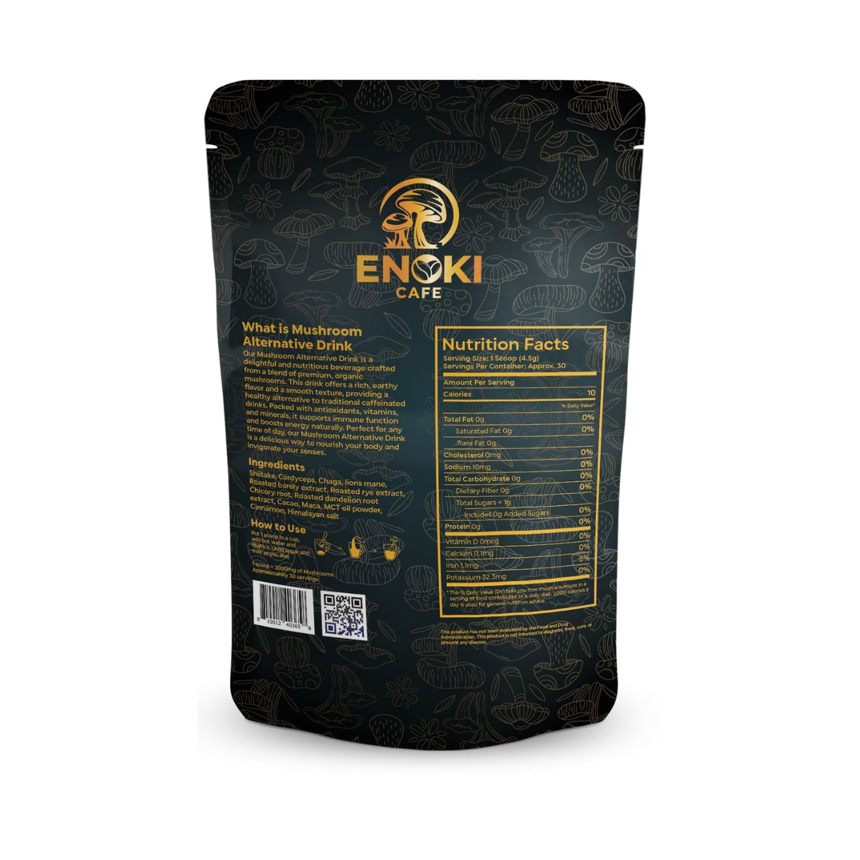 Mushroom Coffee Nutrition Facts