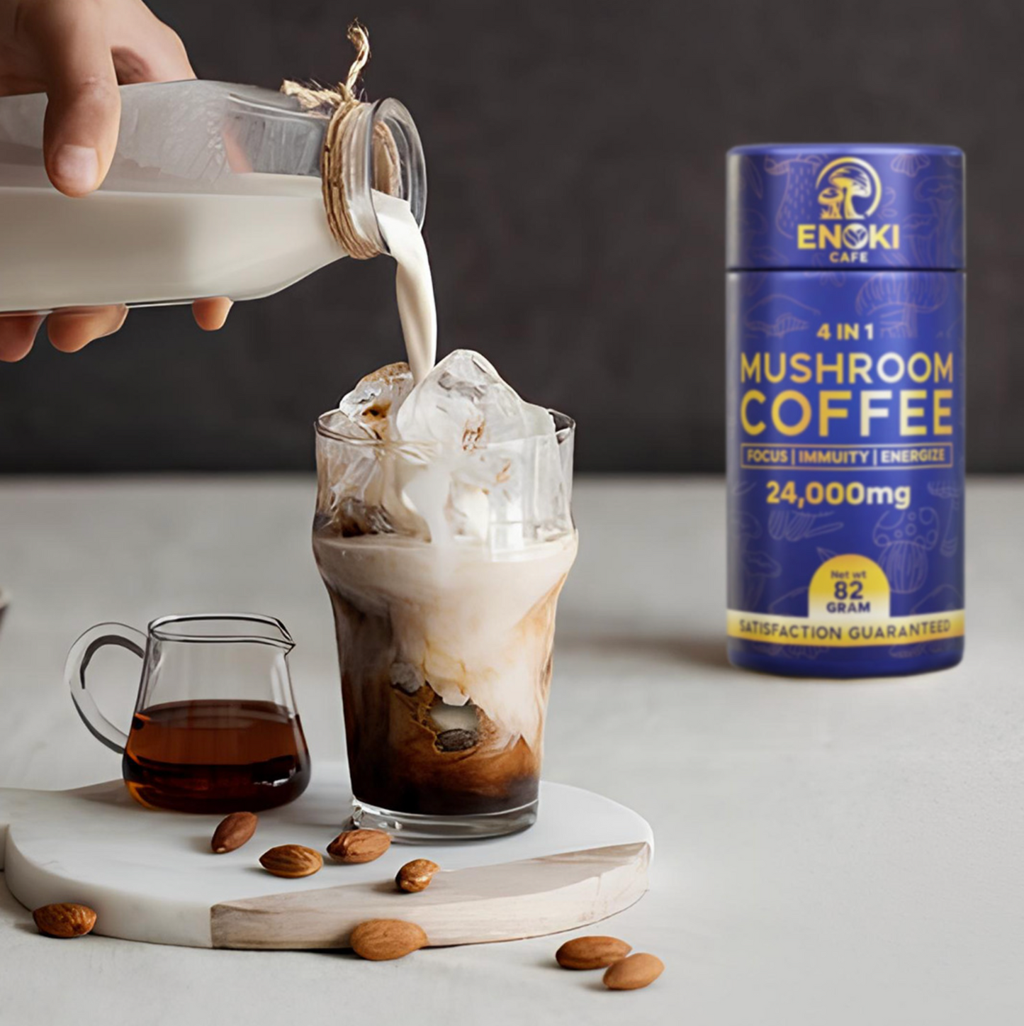 4 in 1 Mushroom Coffee (16oz)