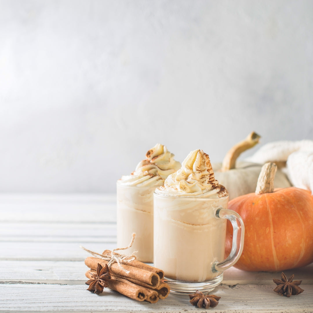 Pumpkin Frappuccino Latte with Enoki Cafe Mushroom Coffee