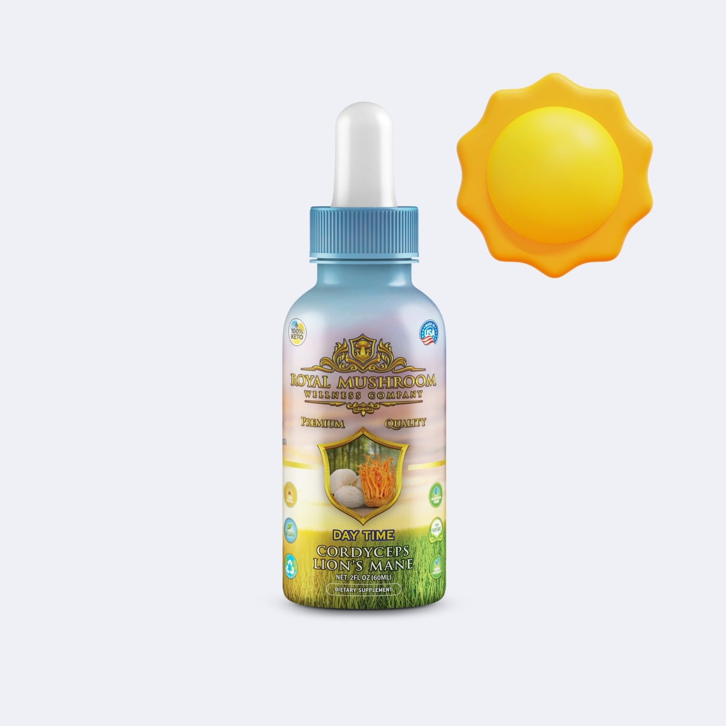 Day Time Tincture | Lion's Mane & Cordyceps Extract