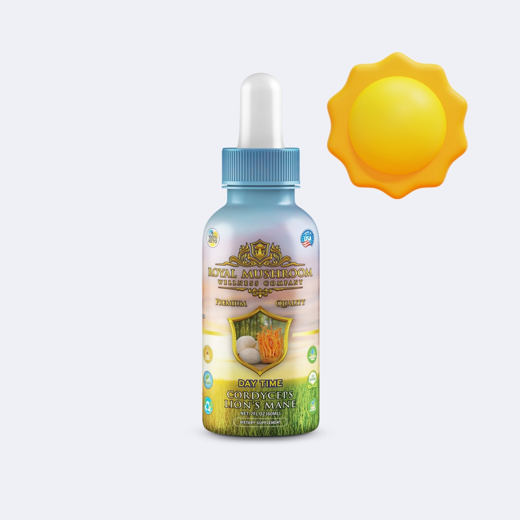 Day Time Tincture | Lion's Mane & Cordyceps Extract