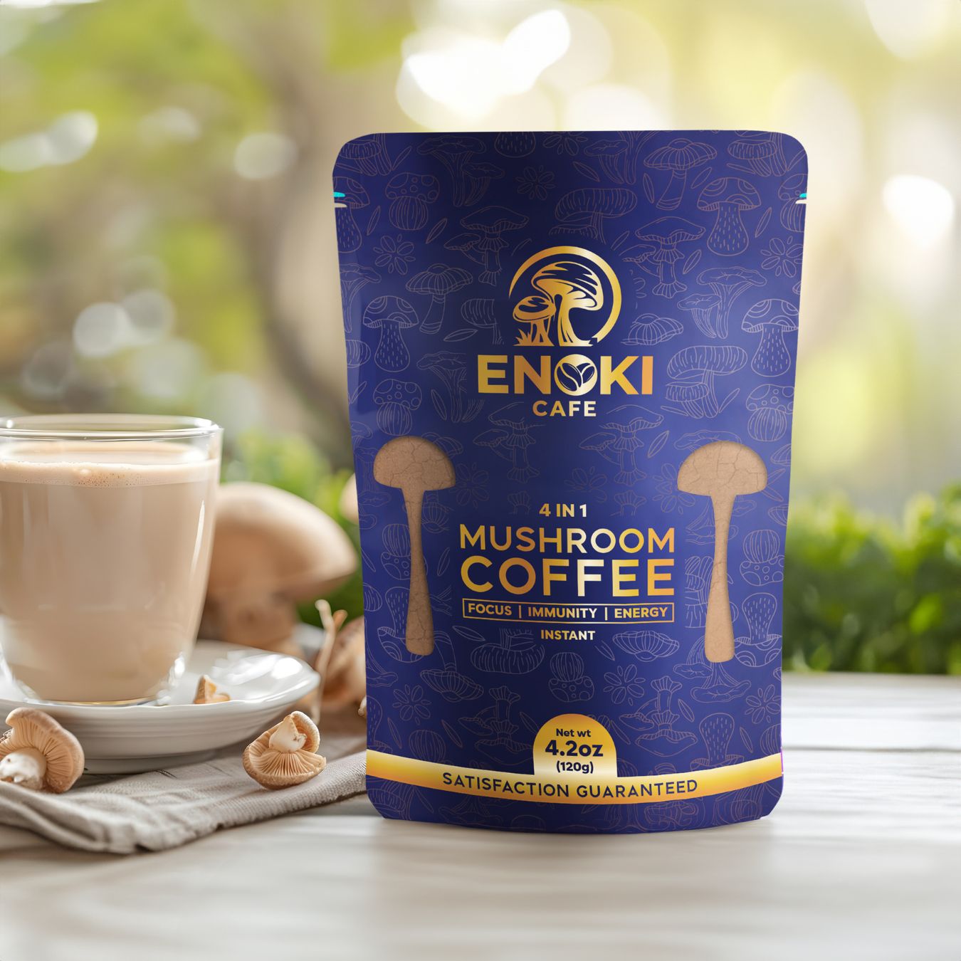 4 in 1 Mushroom Coffee | Low Caffeine