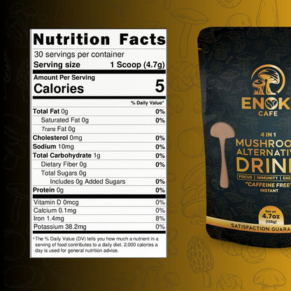 Mushroom Coffee - nutrition facts