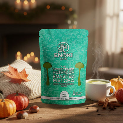 Sweetened Mushroom Roasted Matcha